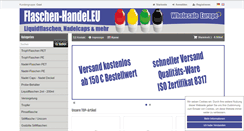 Desktop Screenshot of flaschen-handel.eu